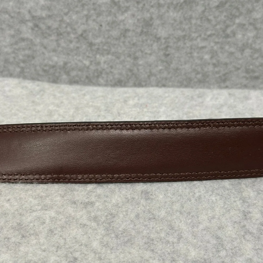 Robert Graham Men's Size 38 Reversible Cognac Brown Leather Dress Belt NWT